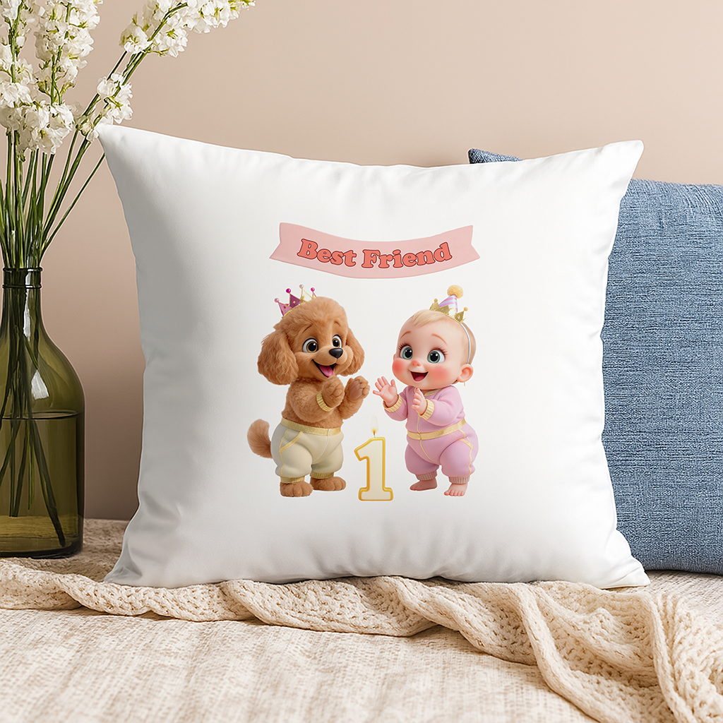 personalized poodle pillow art
