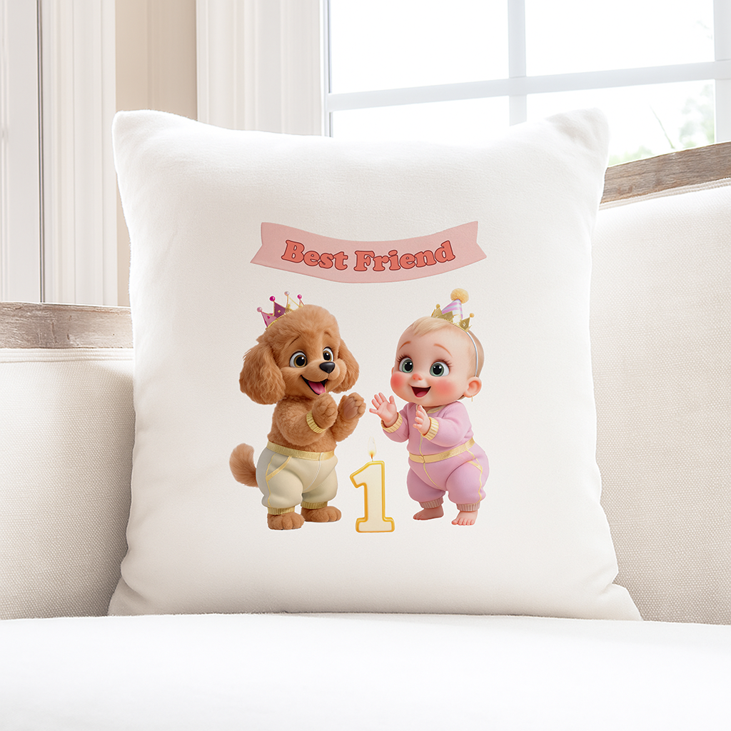 personalized poodle pillow art