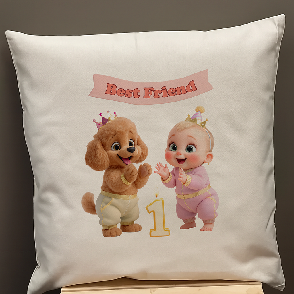 Personalized Poodle Pillow Art