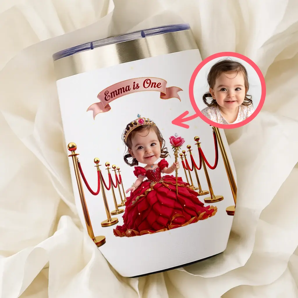 Personalized Rose Tumbler for Kids | A Romantic Gift for Little Love Enthusiasts | Classic Romance Kids’ Drinkware