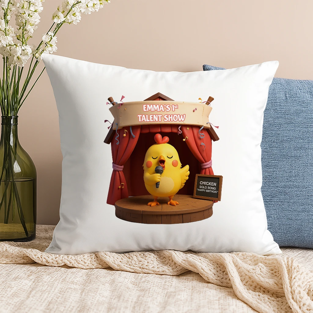 Personalized Farm Talent Show Art Pillow