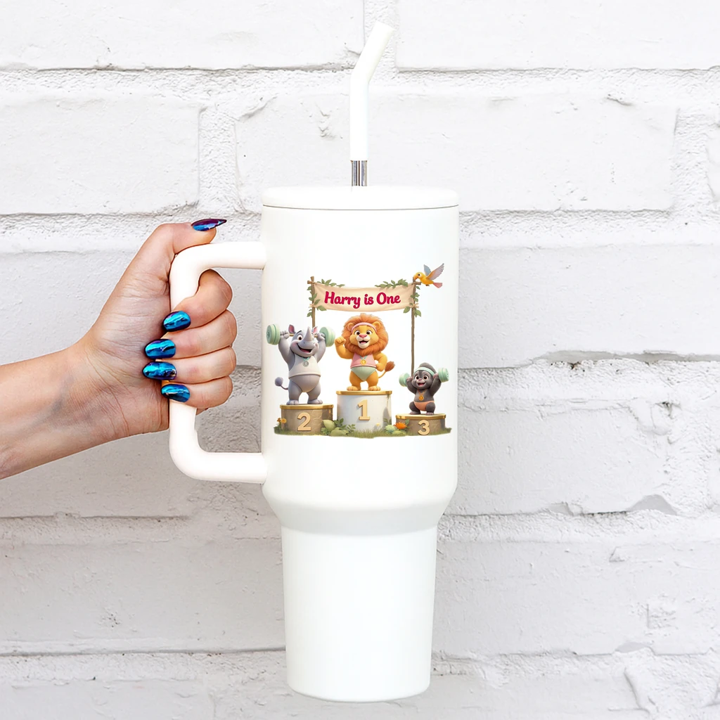 Custom Weightlifting Tumbler for Kids