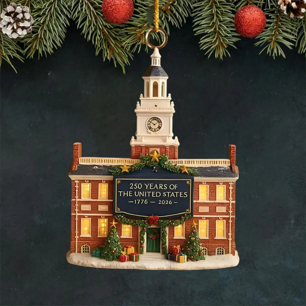 america 250th anniversary ornament