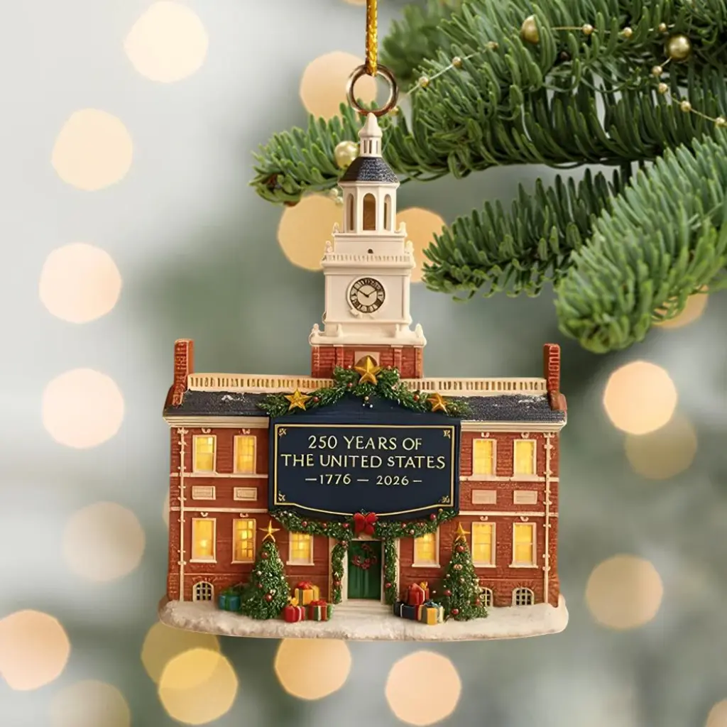 america 250th anniversary ornament