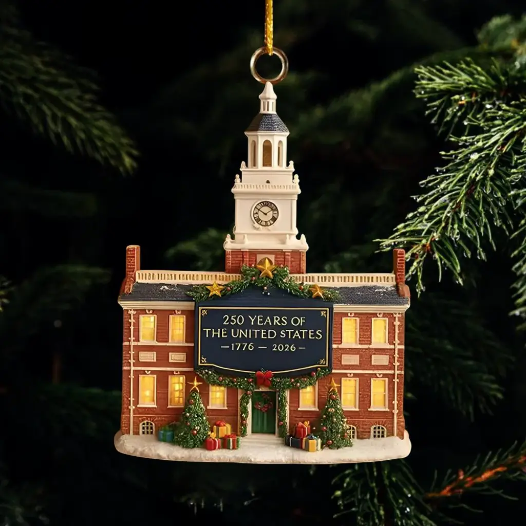 america 250th anniversary ornament