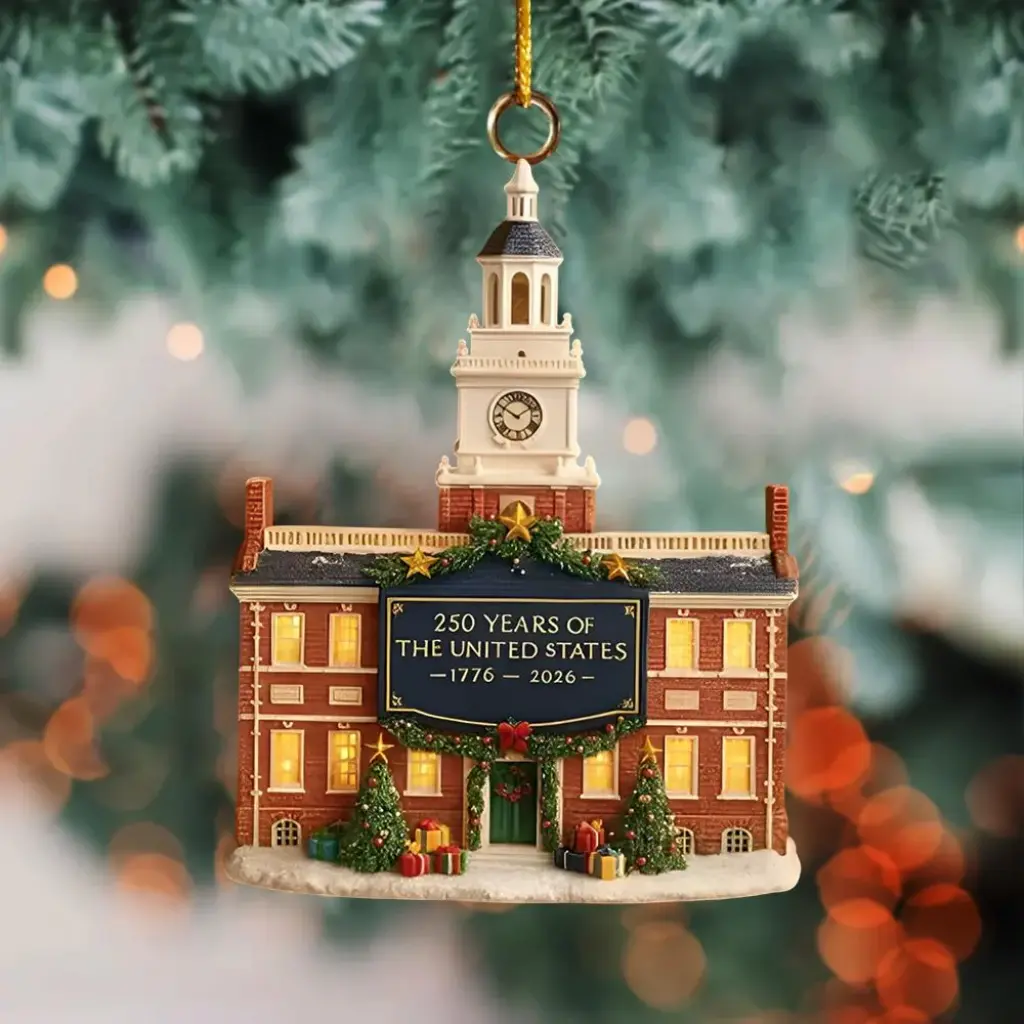 america 250th anniversary ornament