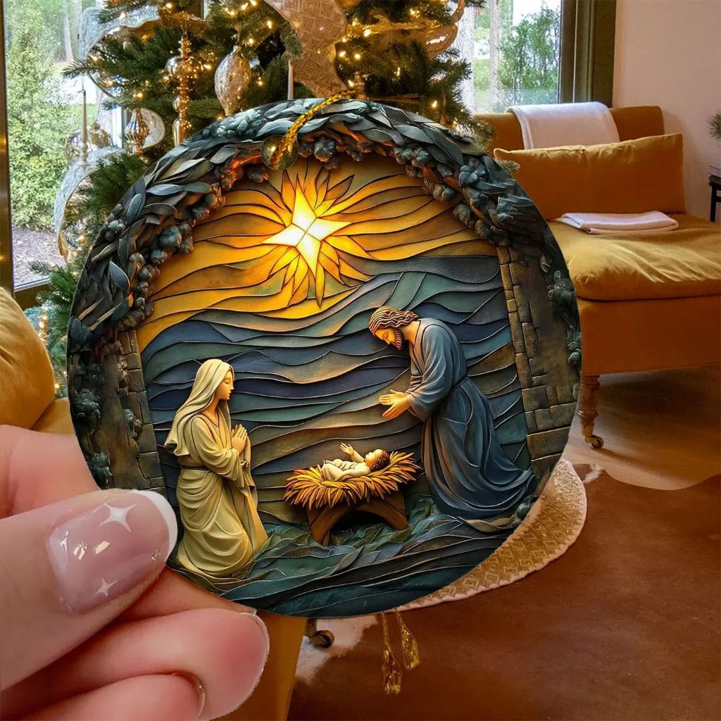 Baby Jesus Christmas Ornament