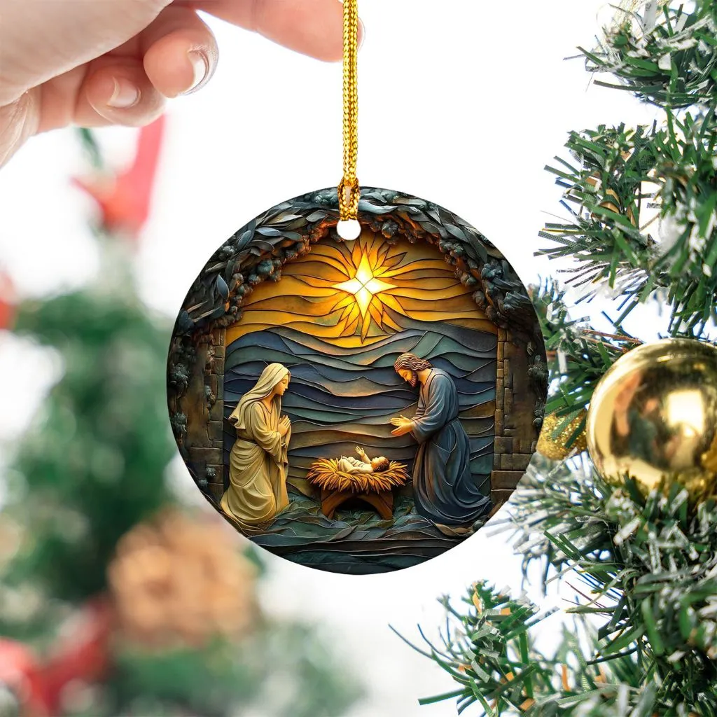 Baby Jesus Christmas Ornament