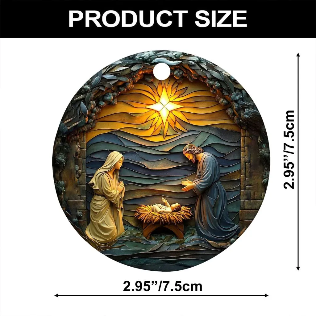 Baby Jesus Christmas Ornament
