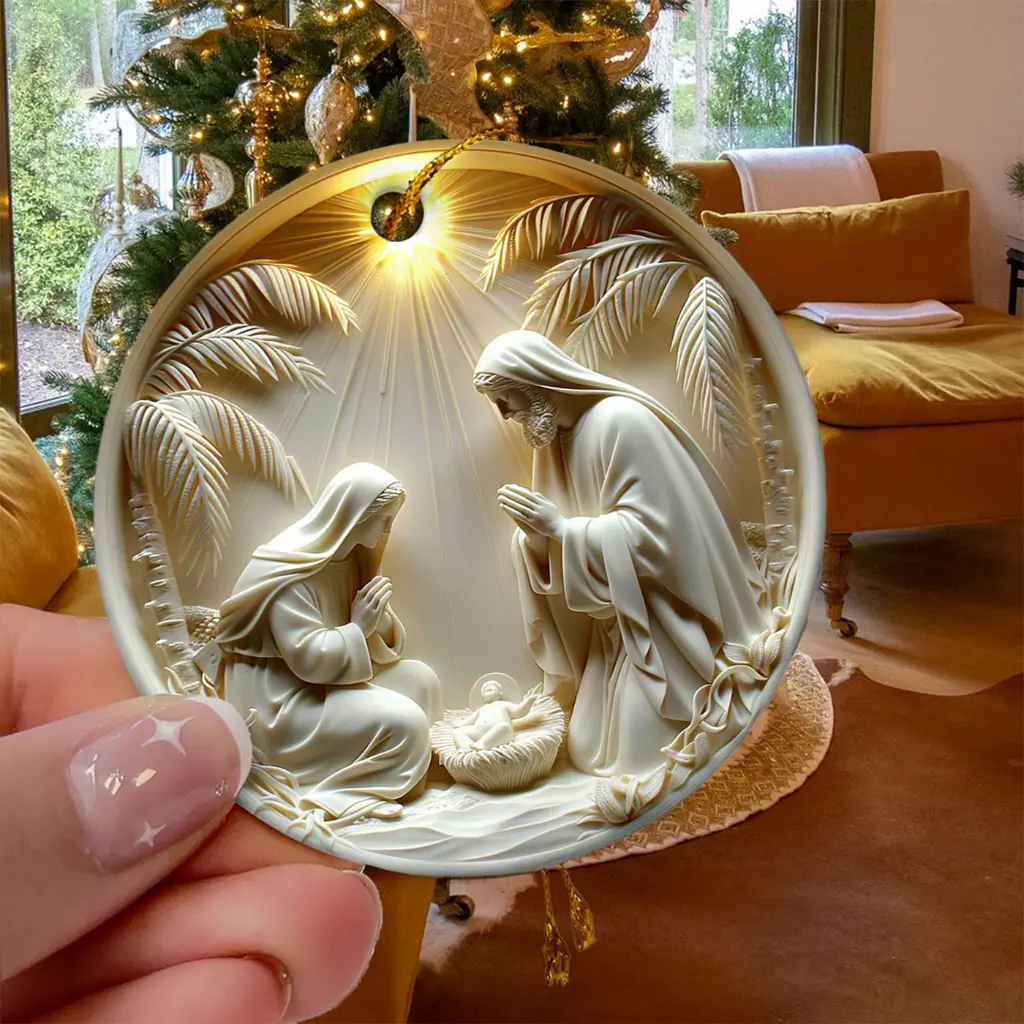 christian faith ornament
