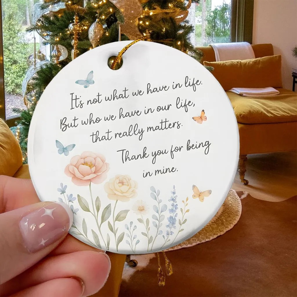Custom First Christmas Married Ornament