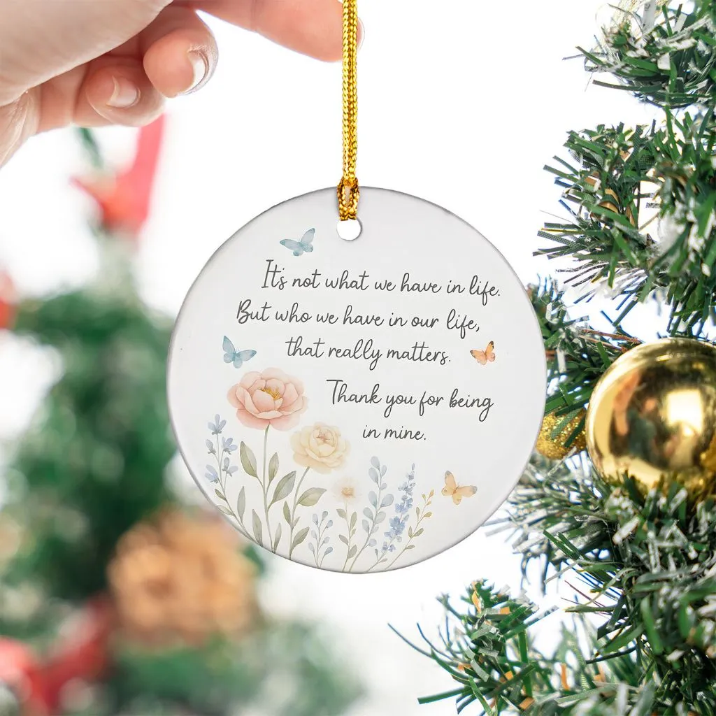 Custom First Christmas Married Ornament