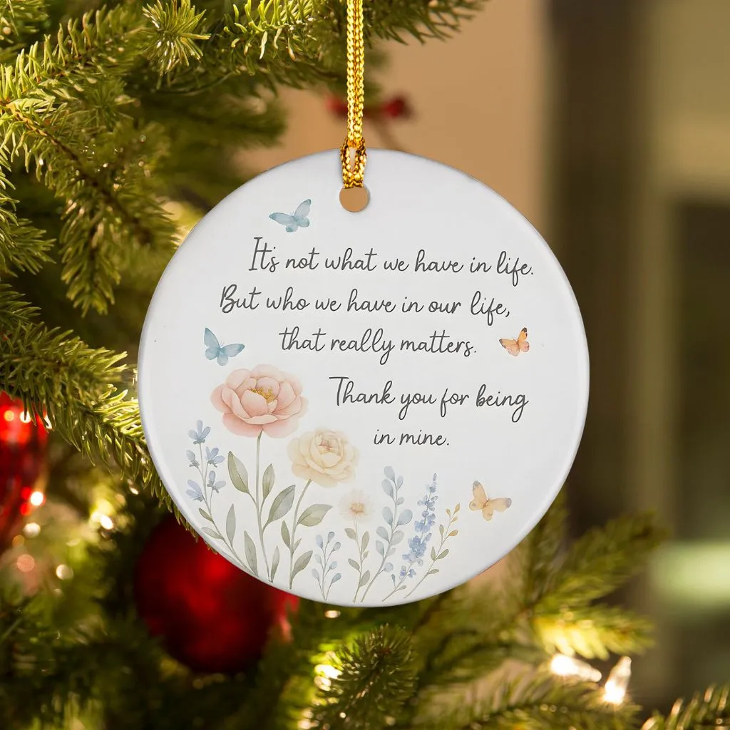Custom First Christmas Married Ornament