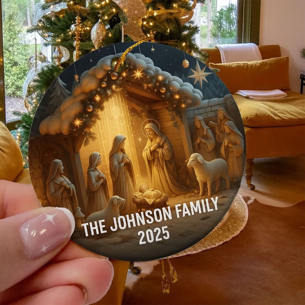 Custom Jesus Religious Christian Ornament