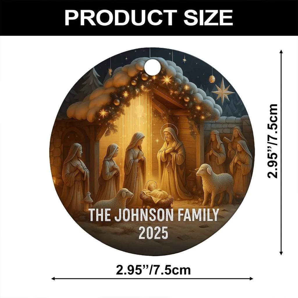 Custom Jesus Religious Christian Ornament