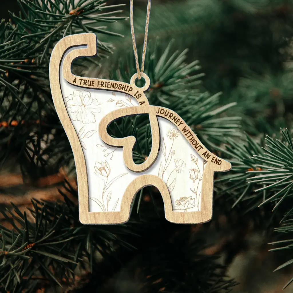elephant sisterhood ornament