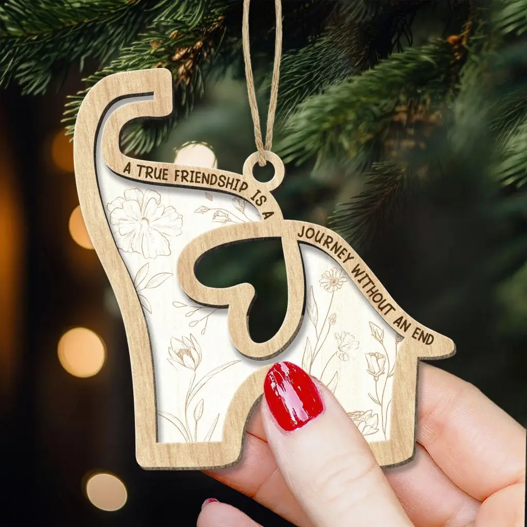 elephant sisterhood ornament