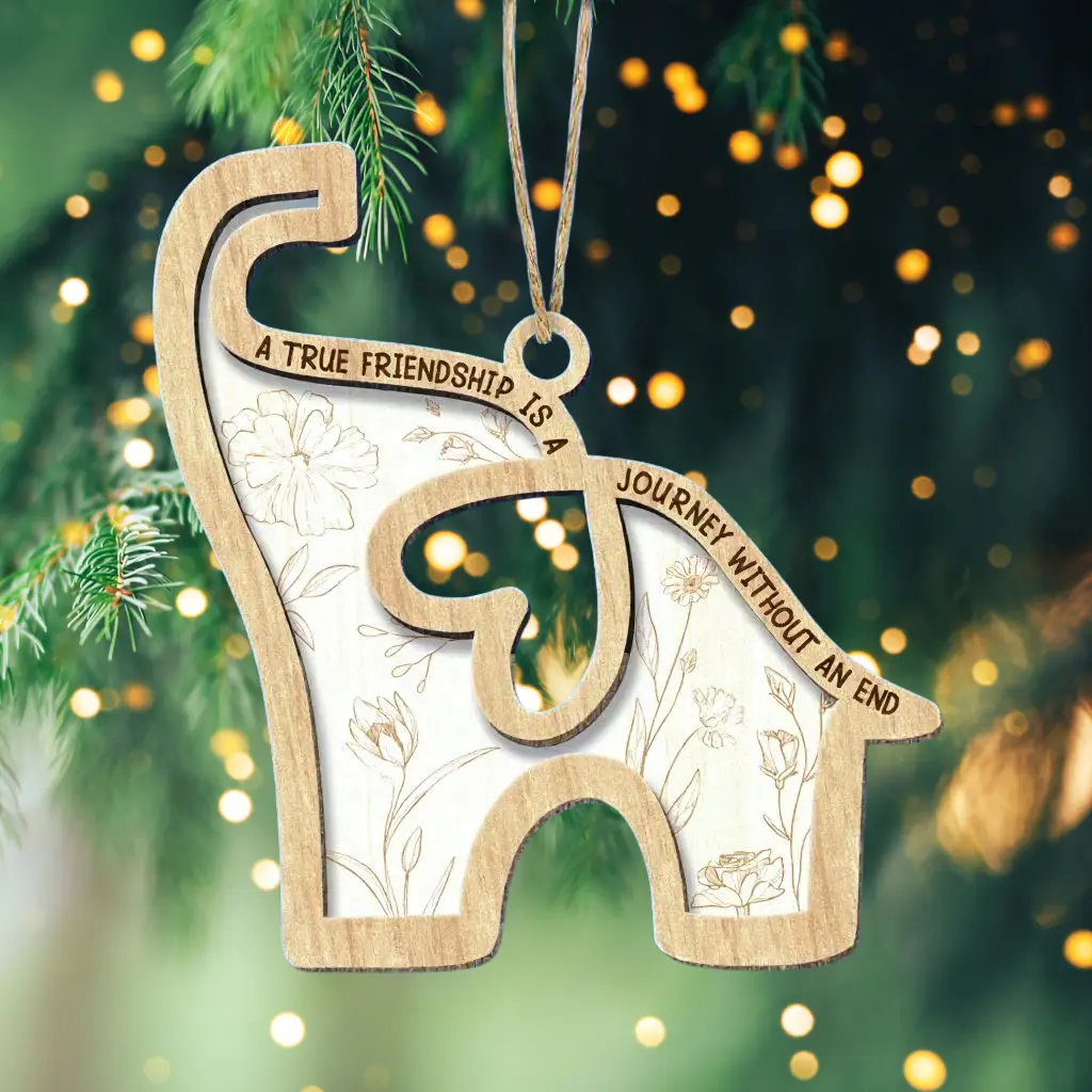 elephant sisterhood ornament
