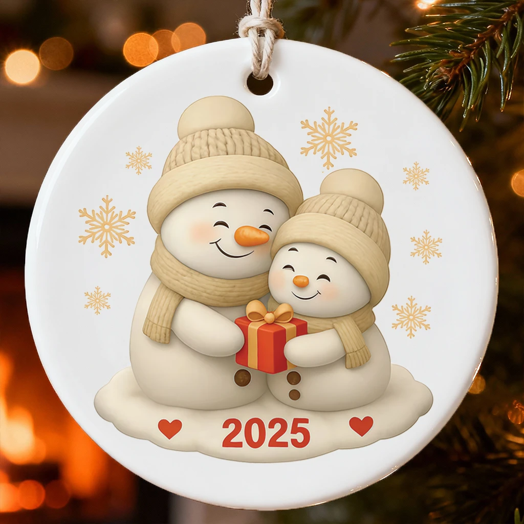 Grandma Christmas Ornament | Holiday Gift | Ceramic Tree Keepsake | Perfect Gift for Christmas Decoration