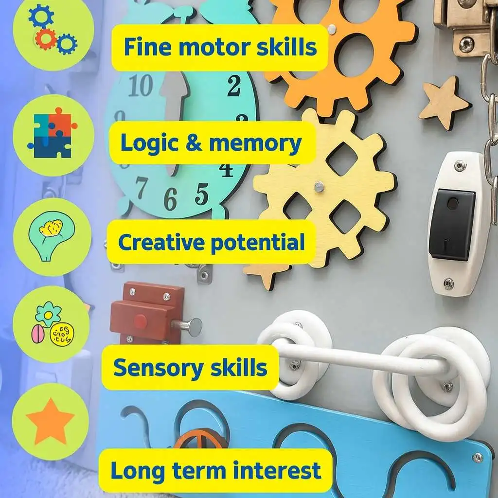 Mini Montessori Busy Board