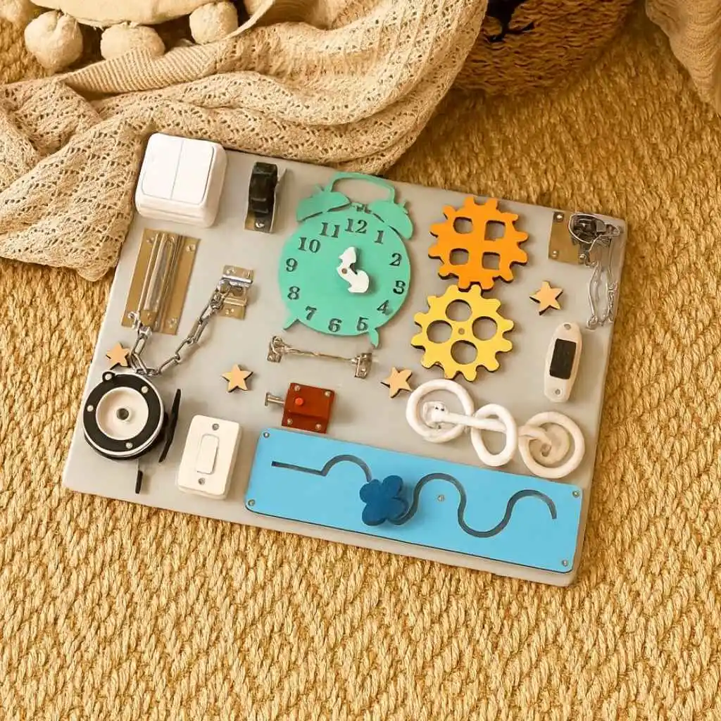 Mini Montessori Busy Board