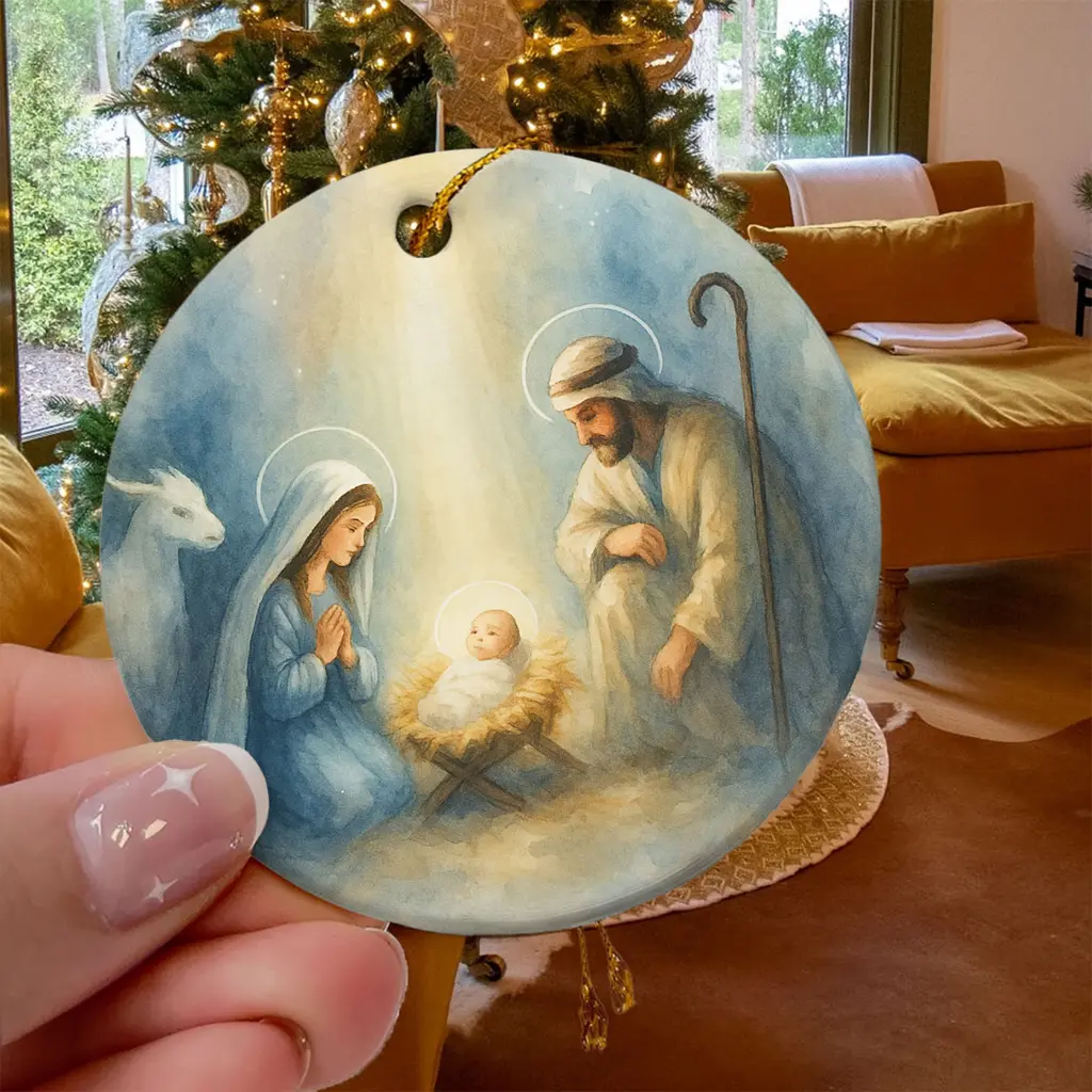 nativity christmas ornament