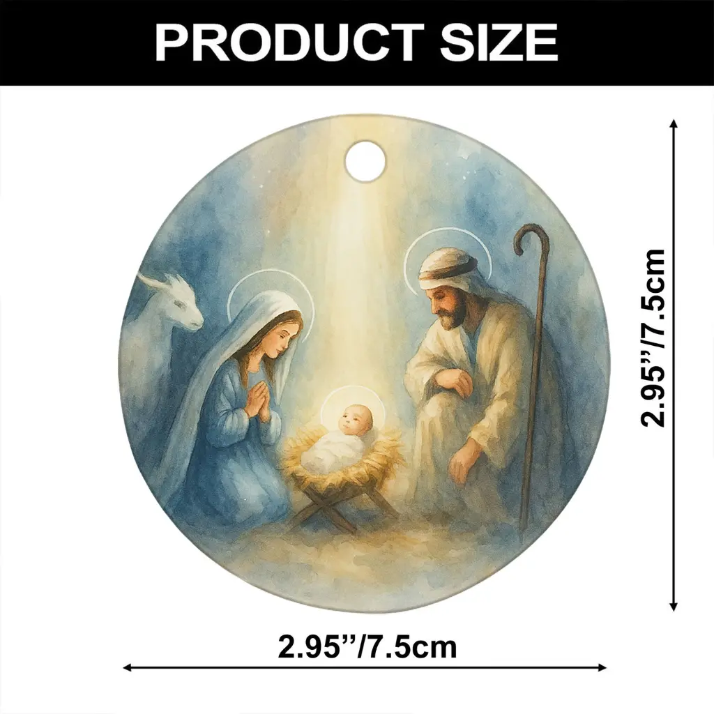 nativity christmas ornament