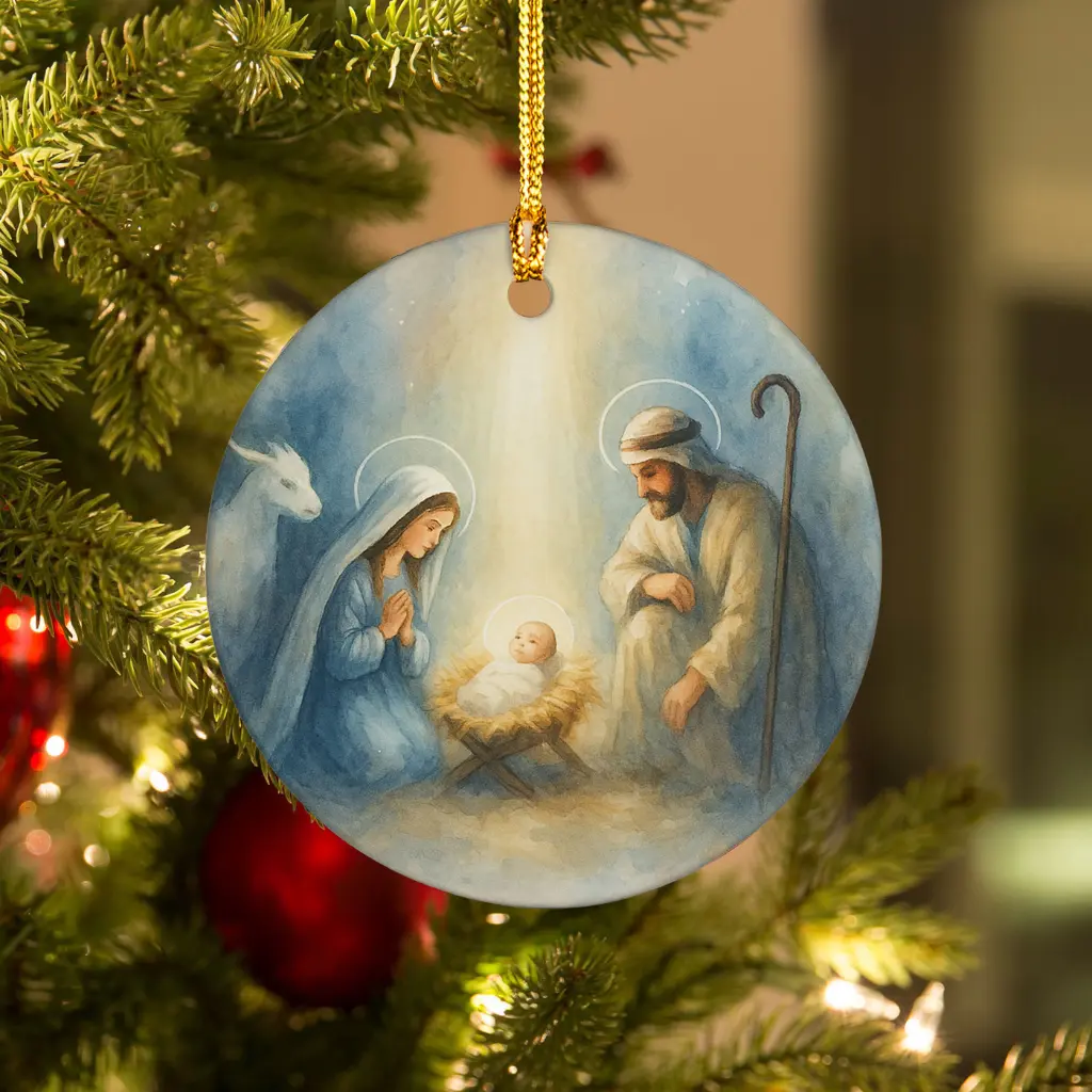 nativity christmas ornament