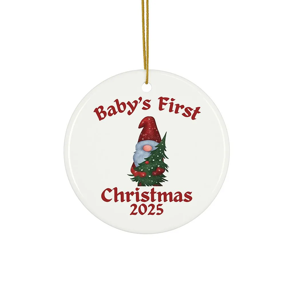 Personalized Baby Christmas Ornament 2025
