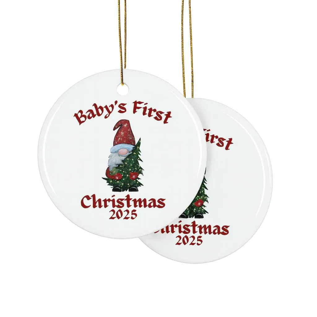 Personalized Baby Christmas Ornament 2025