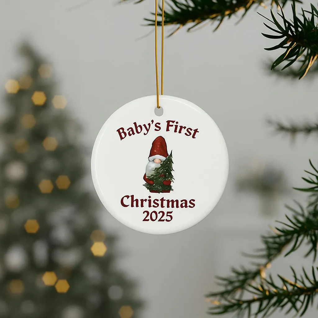 Personalized Baby Christmas Ornament 2025