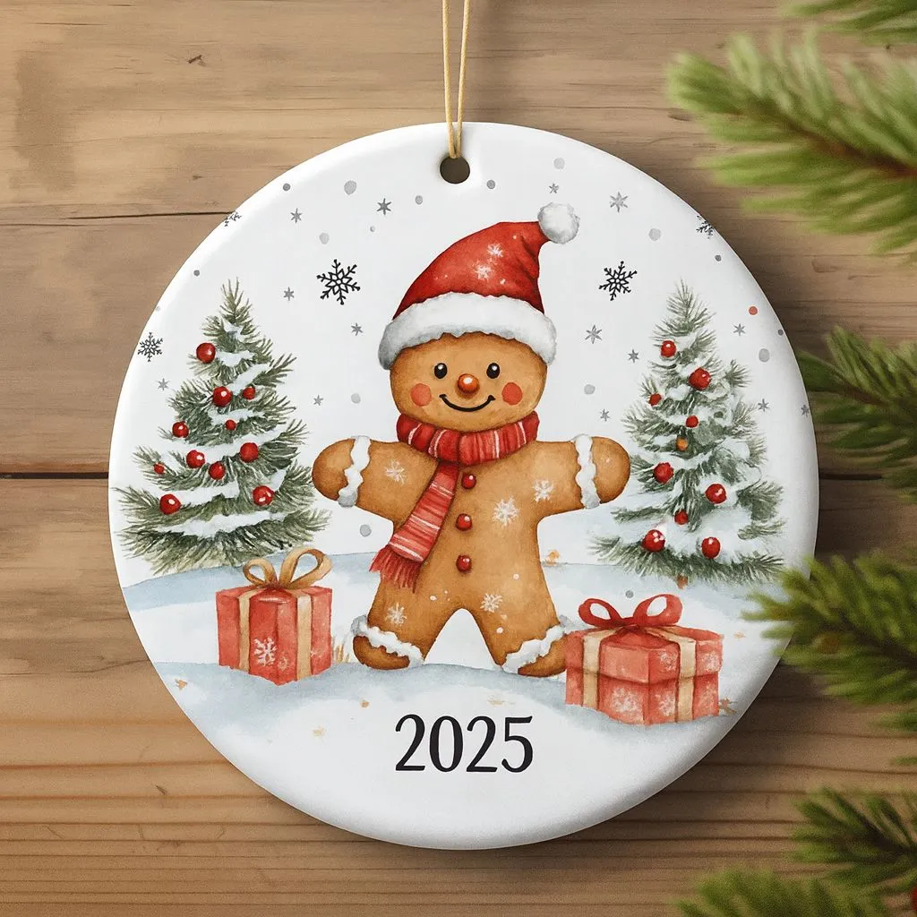 Personalized Gingerbread Ornament | Perfect Holiday Tree Keepsake
