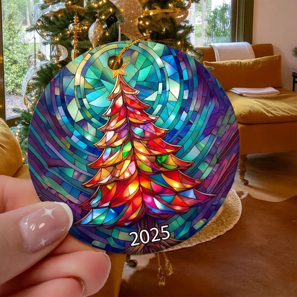 Starry Night Christmas Ornament