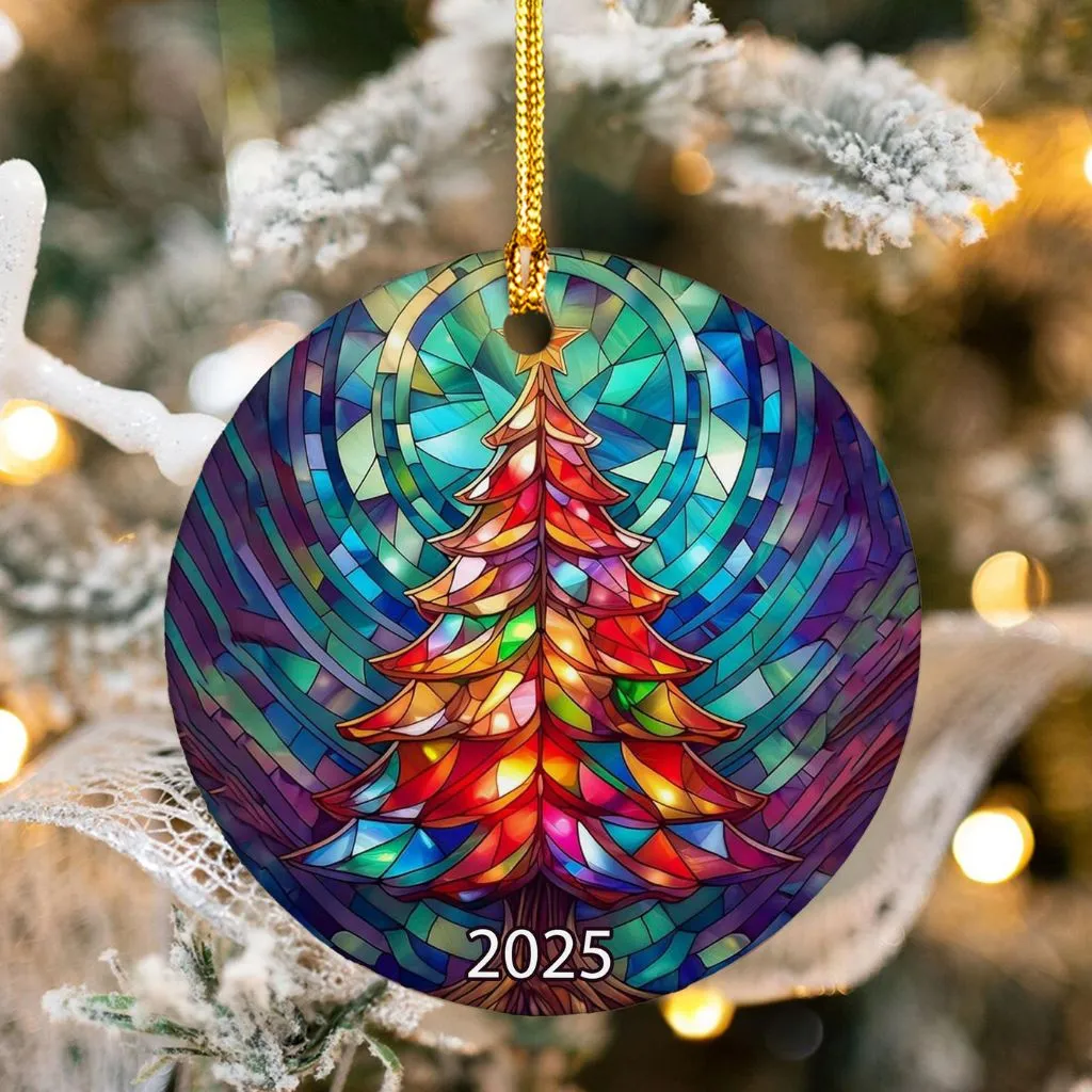 Starry Night Christmas Ornament