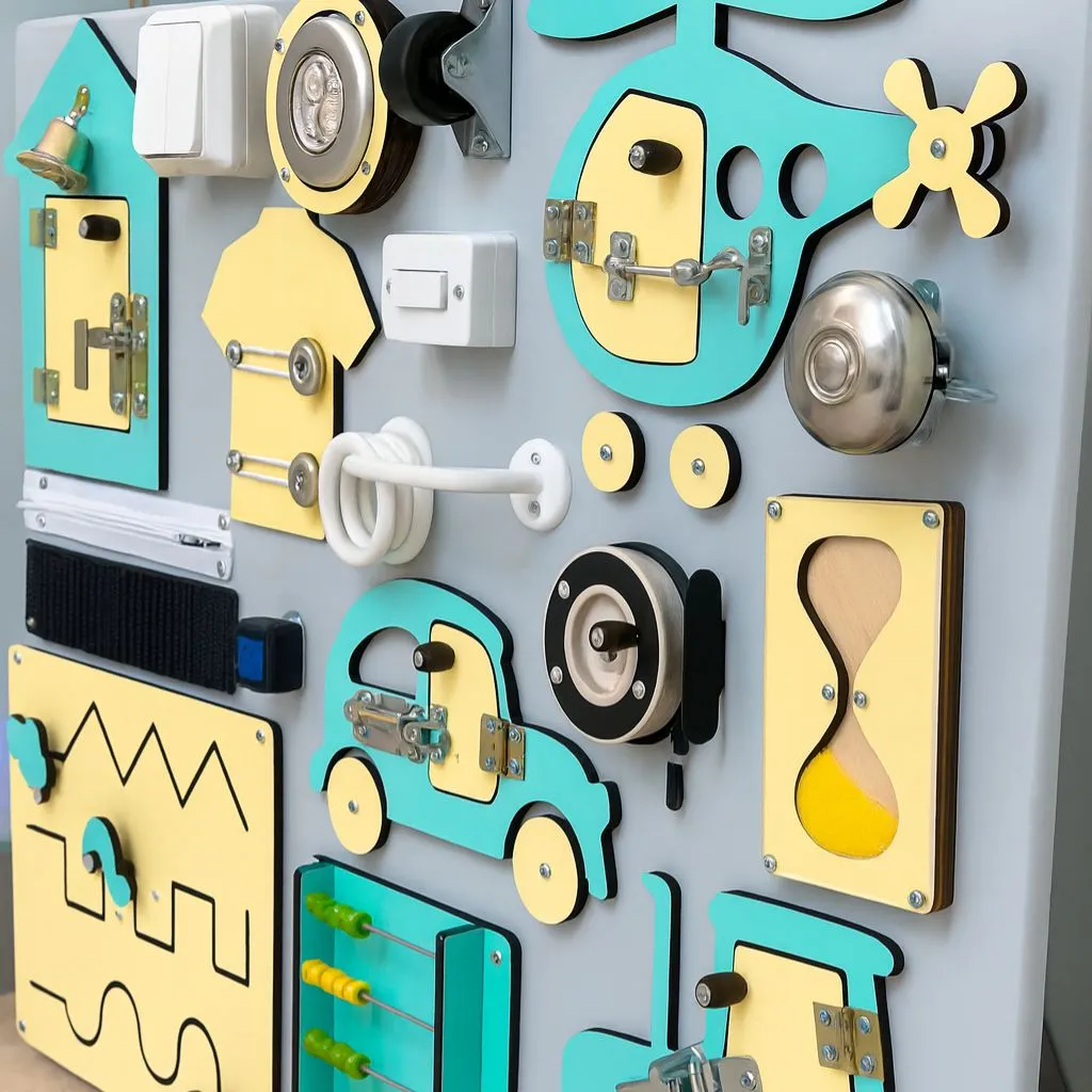 Yellow-Green Busy Board