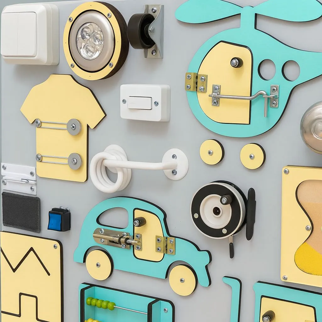 Yellow-Green Busy Board