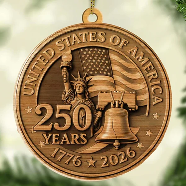 250th Anniversary Statue of Liberty Ornament | Commemorative Patriotic Keepsake Celebrating America’s Freedom and Heritage 2026