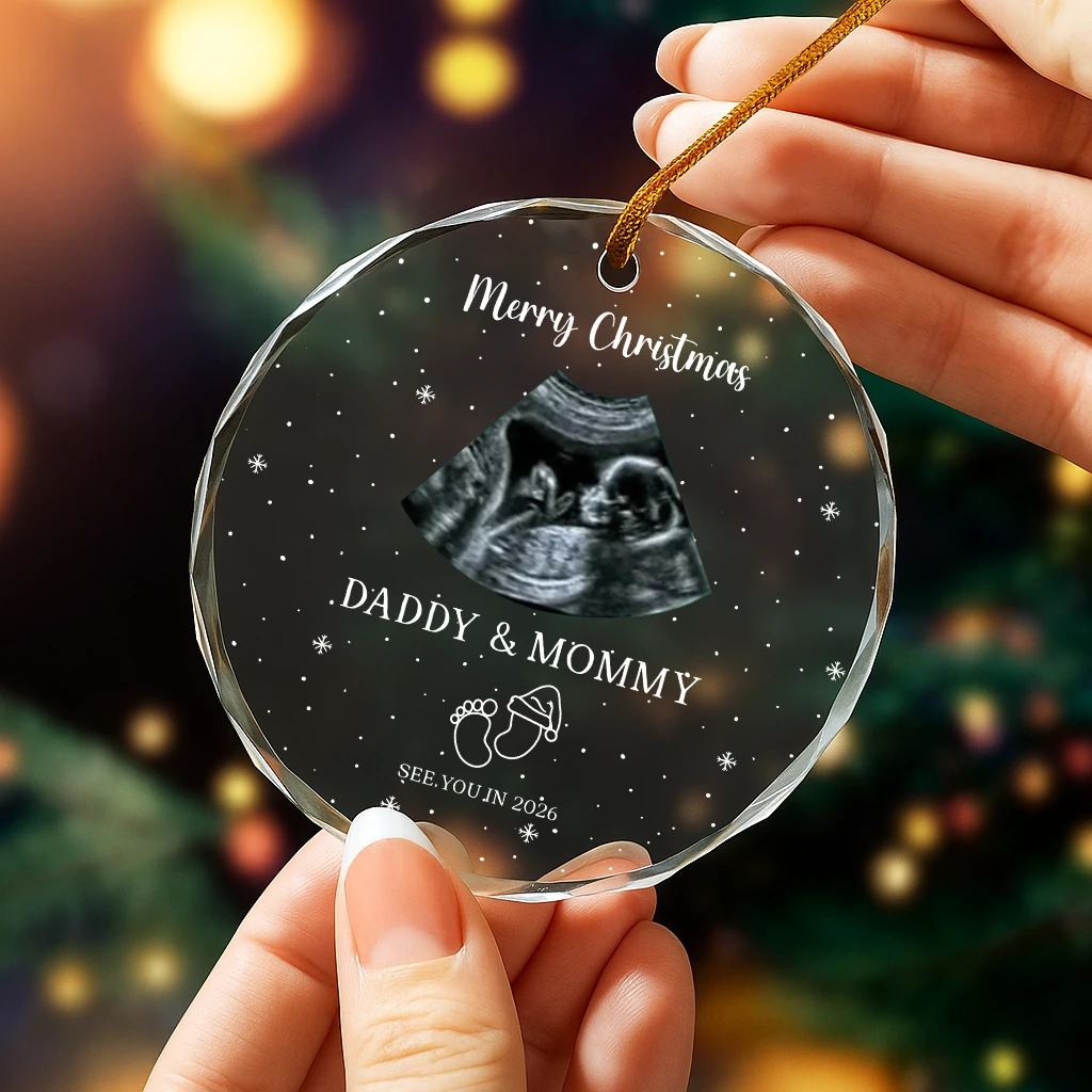 Custom Due Date Ultrasound Ornament