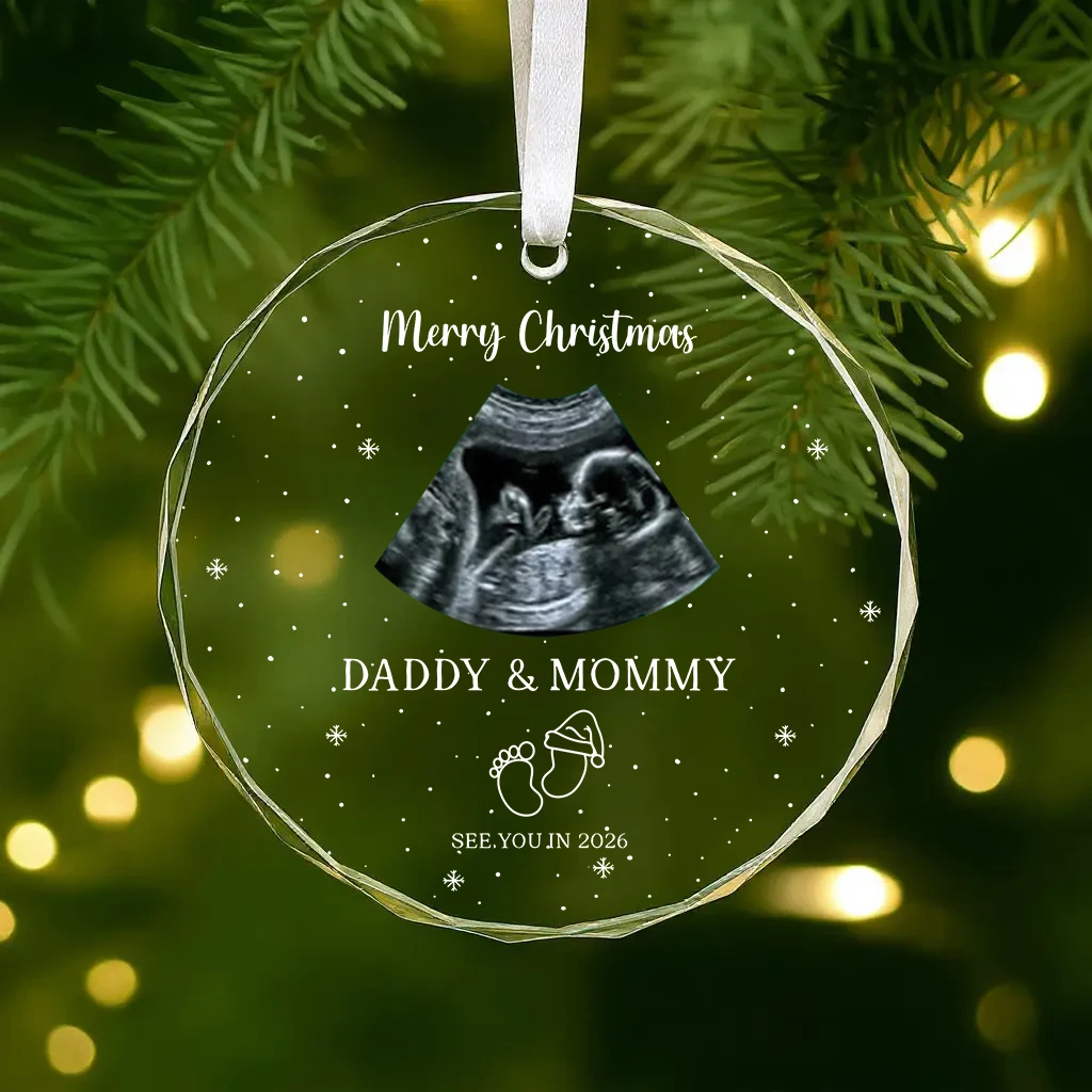 Custom Due Date Ultrasound Ornament