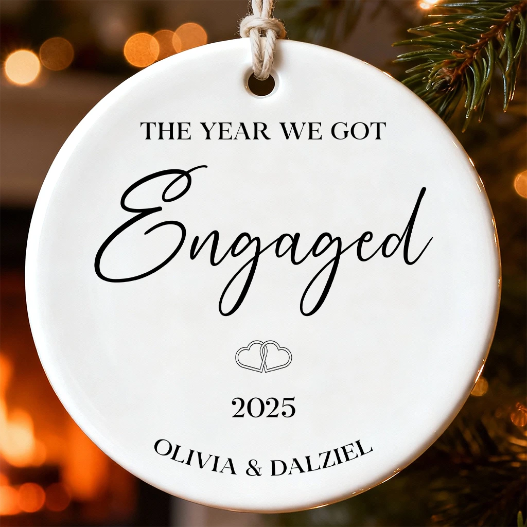 Custom Text Relationship Journey Couple Decor | Personalized Home Accent Ornament