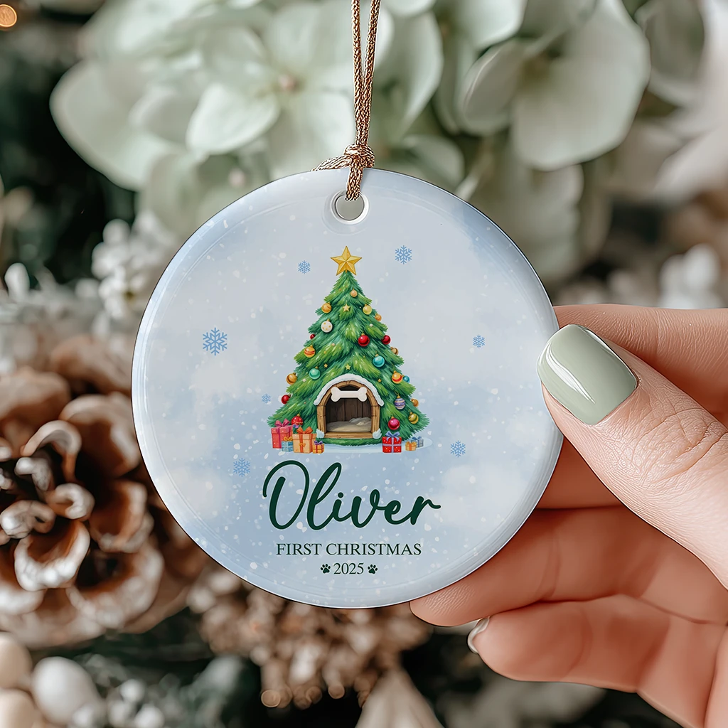 First Christmas Cozy Pet House Ornament