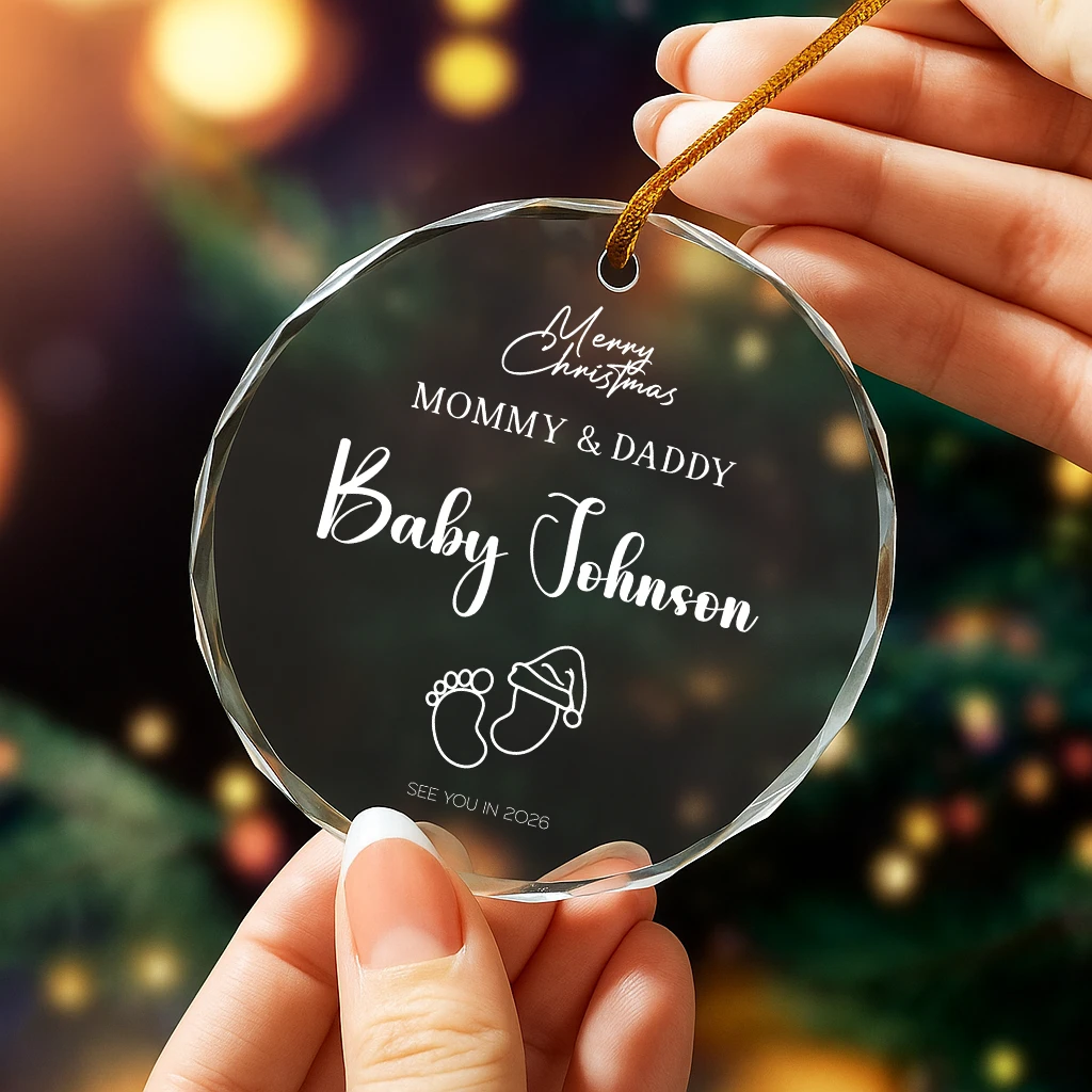 Personalized Baby Booties Ornament