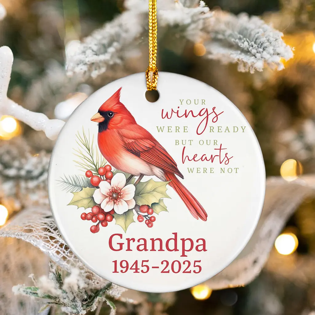 personalized cardinal christmas