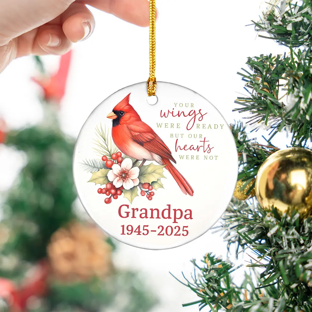 personalized cardinal christmas