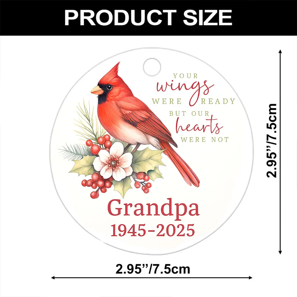 personalized cardinal christmas