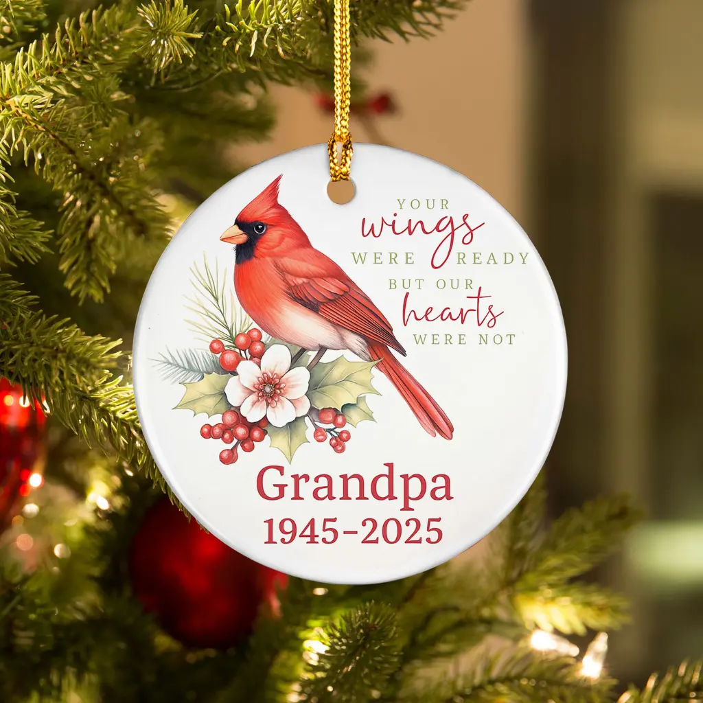 personalized cardinal christmas
