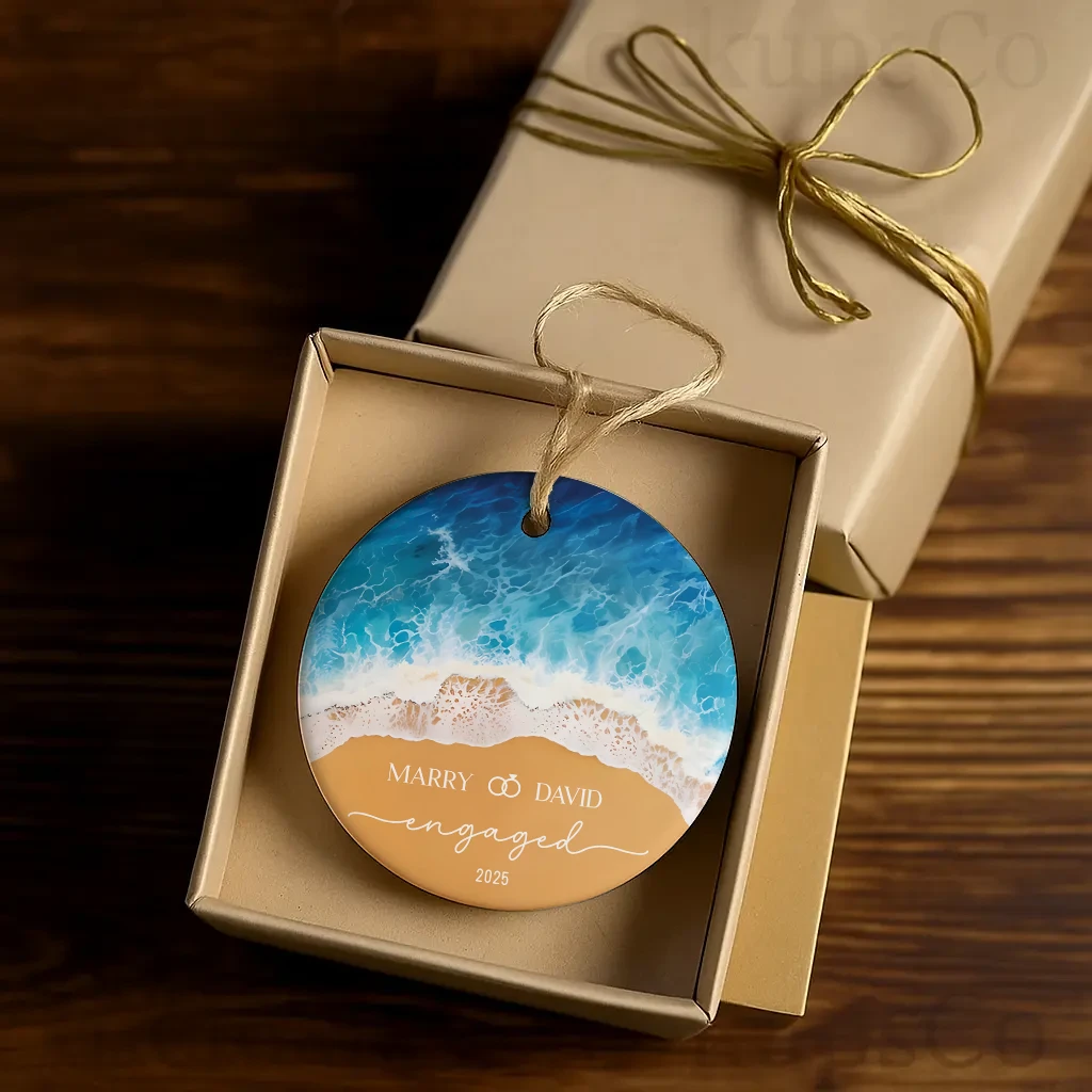 personalized forever love engaged keepsake