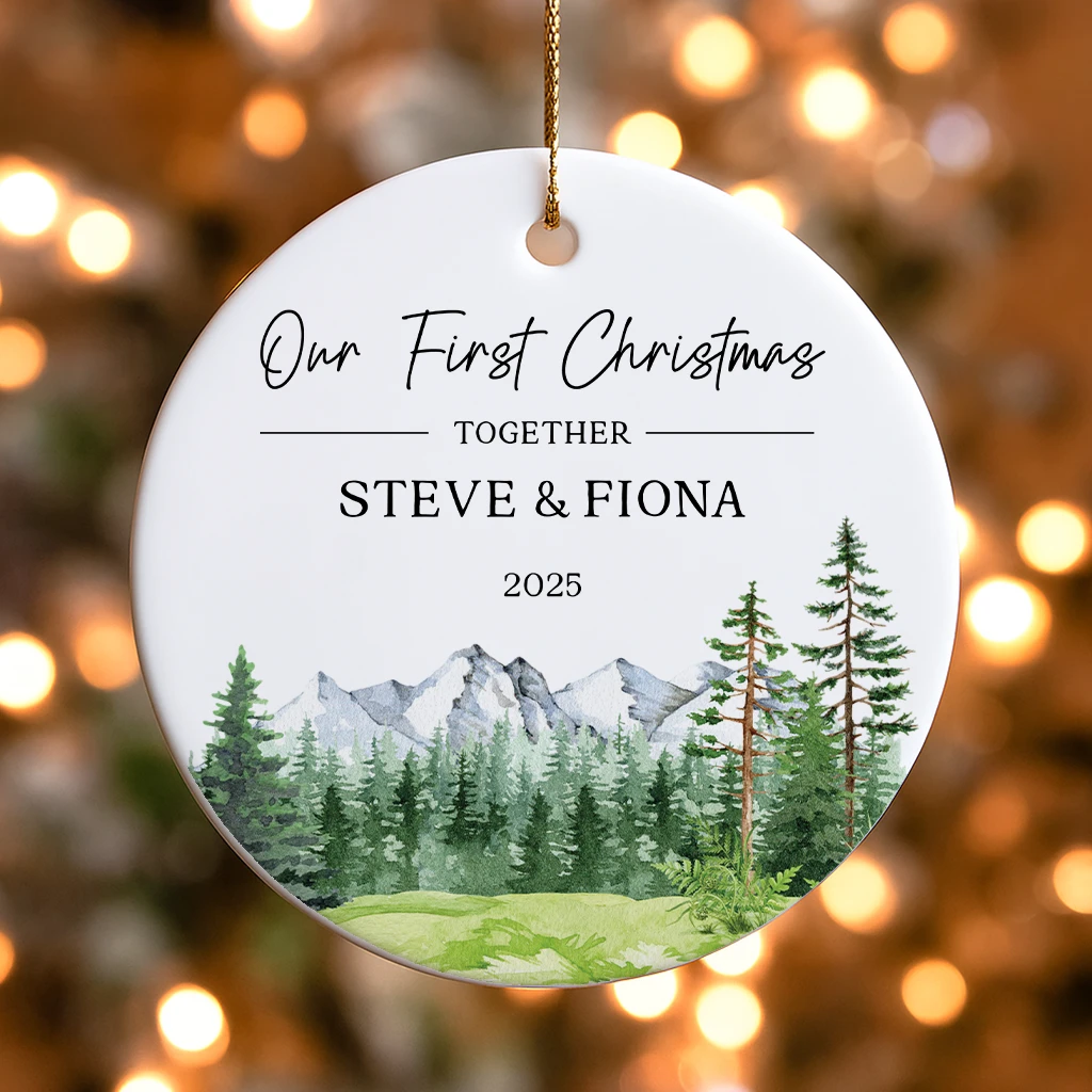 Personalized Mountain Forest Keepsake