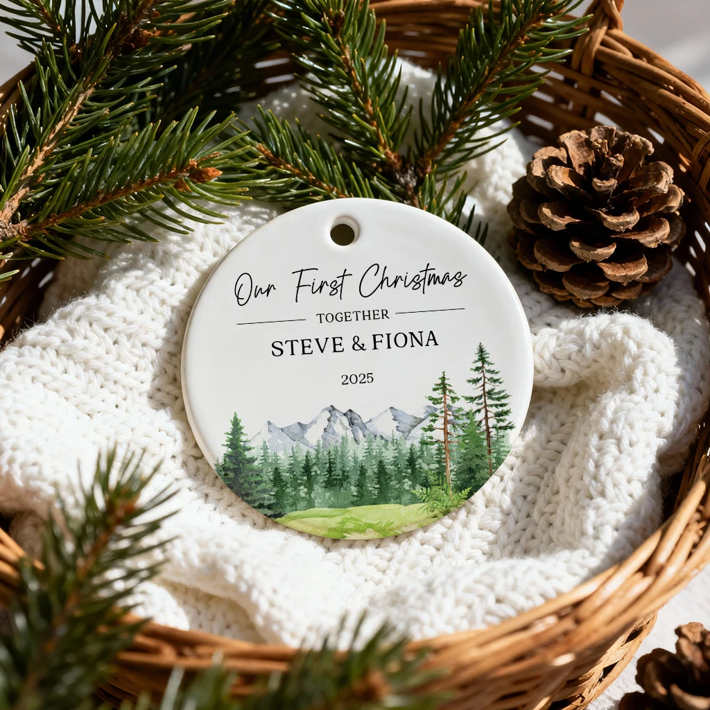 Personalized Mountain Forest Keepsake