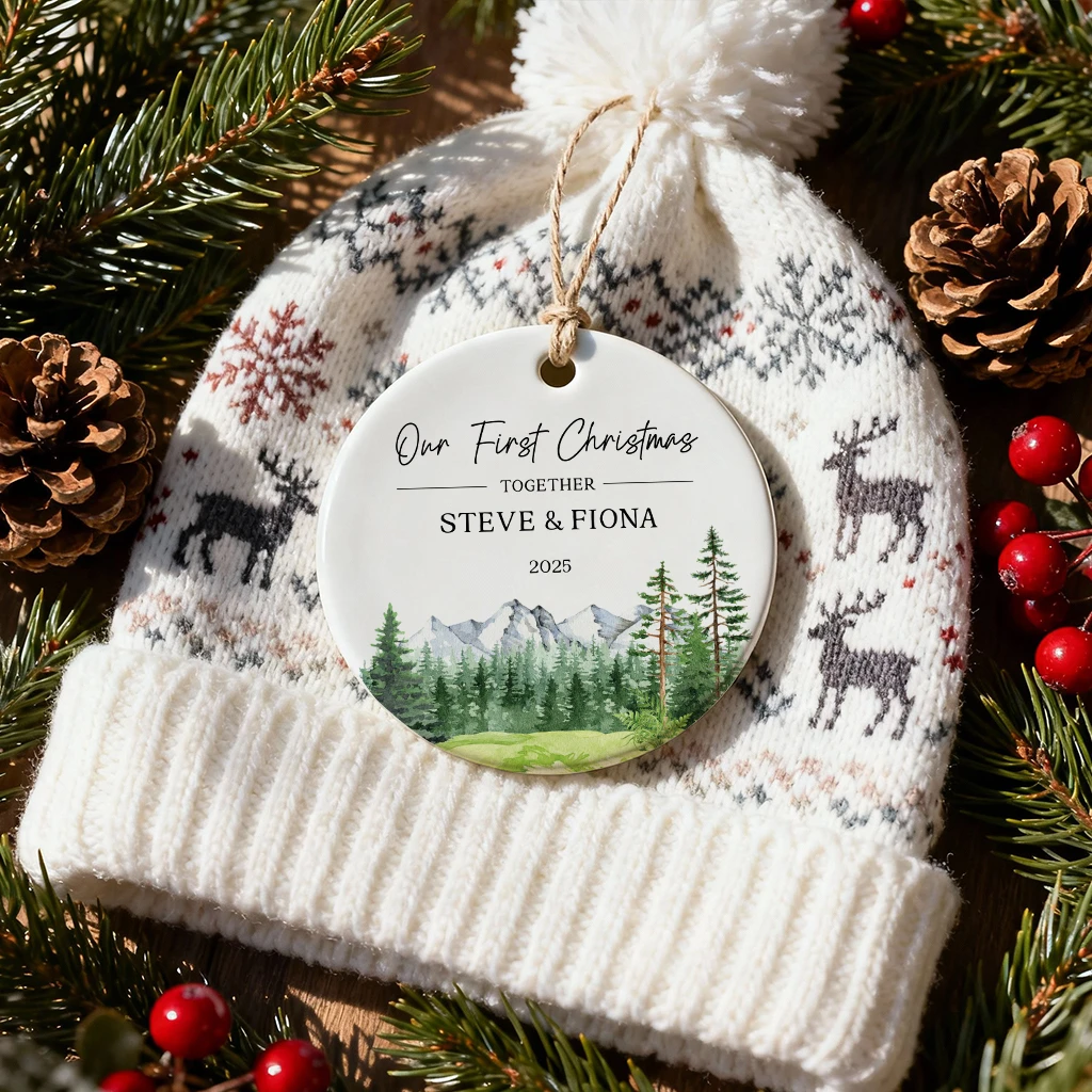Personalized Mountain Forest Keepsake